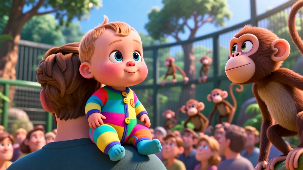 Zoo Animal Land With Baby 🦁👶 Fun Animal Song for Kids | Toddler Zoo Adventure