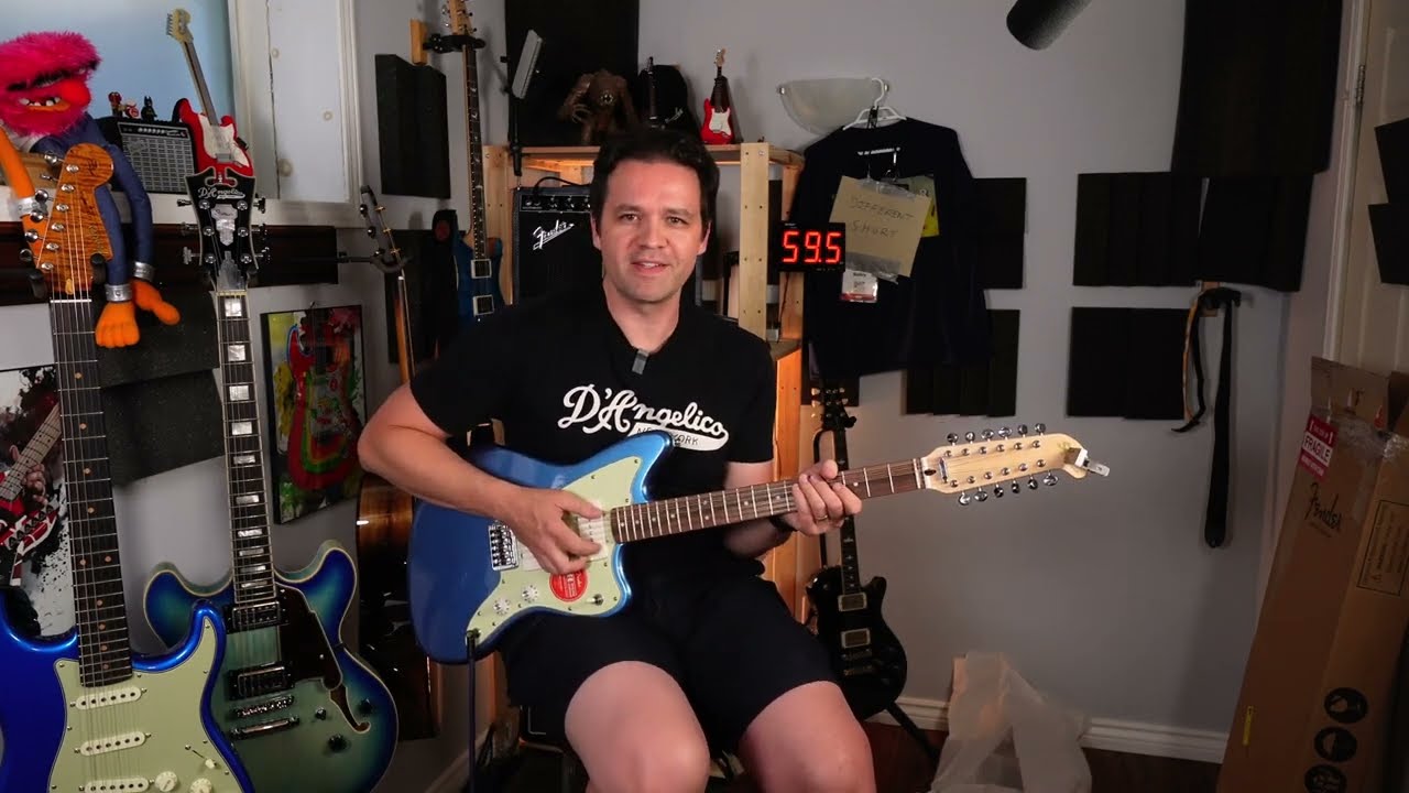 This guitar has lots of strings - Squier Paranormal Jazzmaster XII 12-string