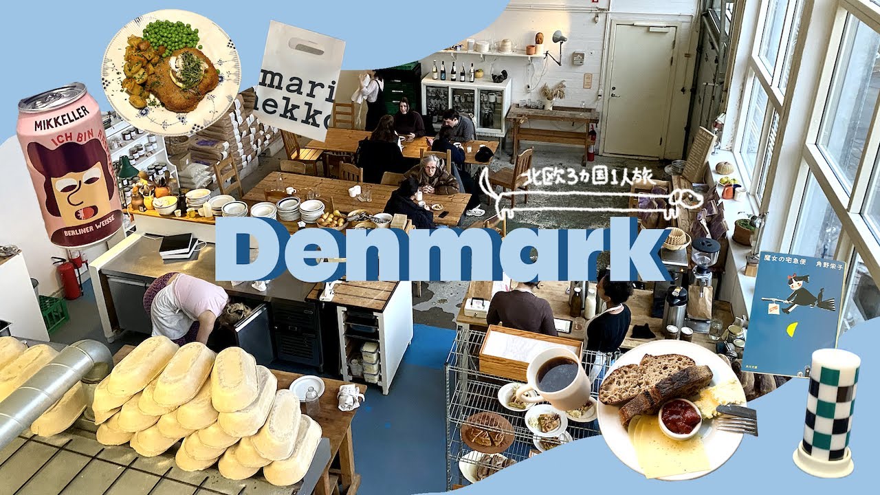【vlog】北欧1人旅 part1 🇩🇰 デンマーク編｜コペンハーゲンで贅沢ディナー｜費用も公開💰