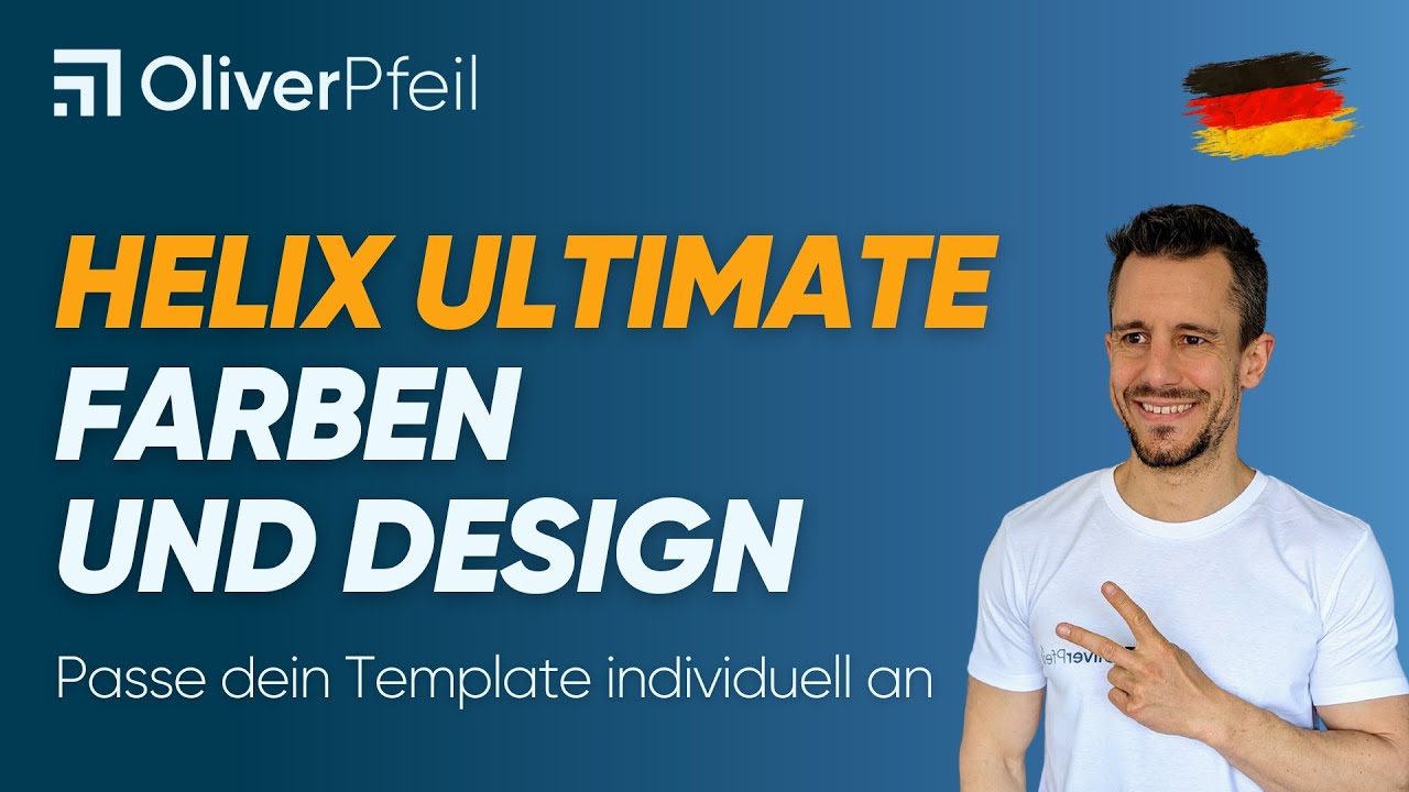 Joomla Template Helix Ultimate - Farben und Design 🇩🇪