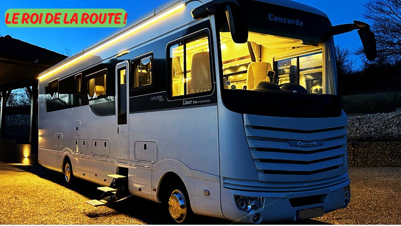 Camping-car DE LUXE à VENDRE !  Tout LÂCHER et PARTIR !!! CONCORDE LINER 1130 G MAX