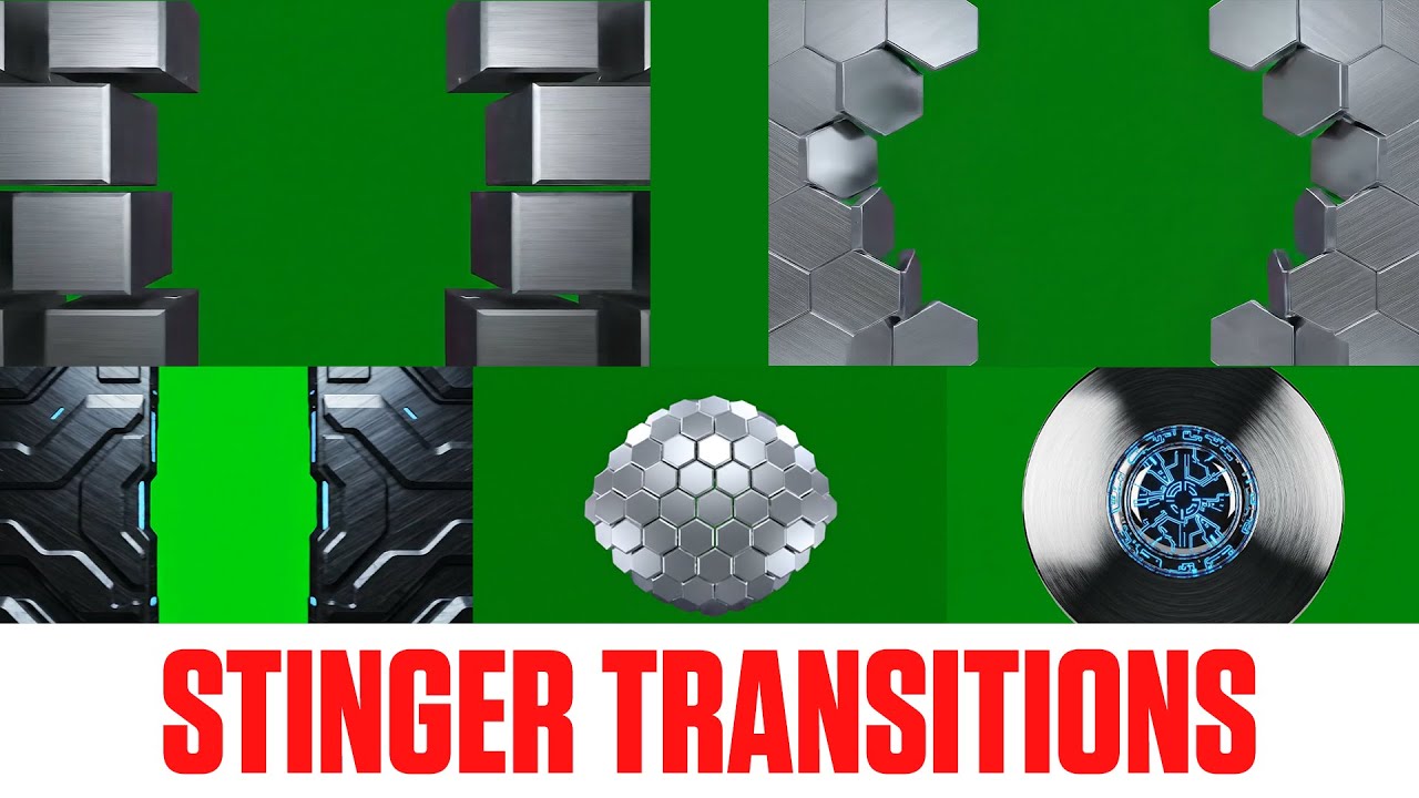 Sci-Fi Metallic Stinger Transitions | Free Download