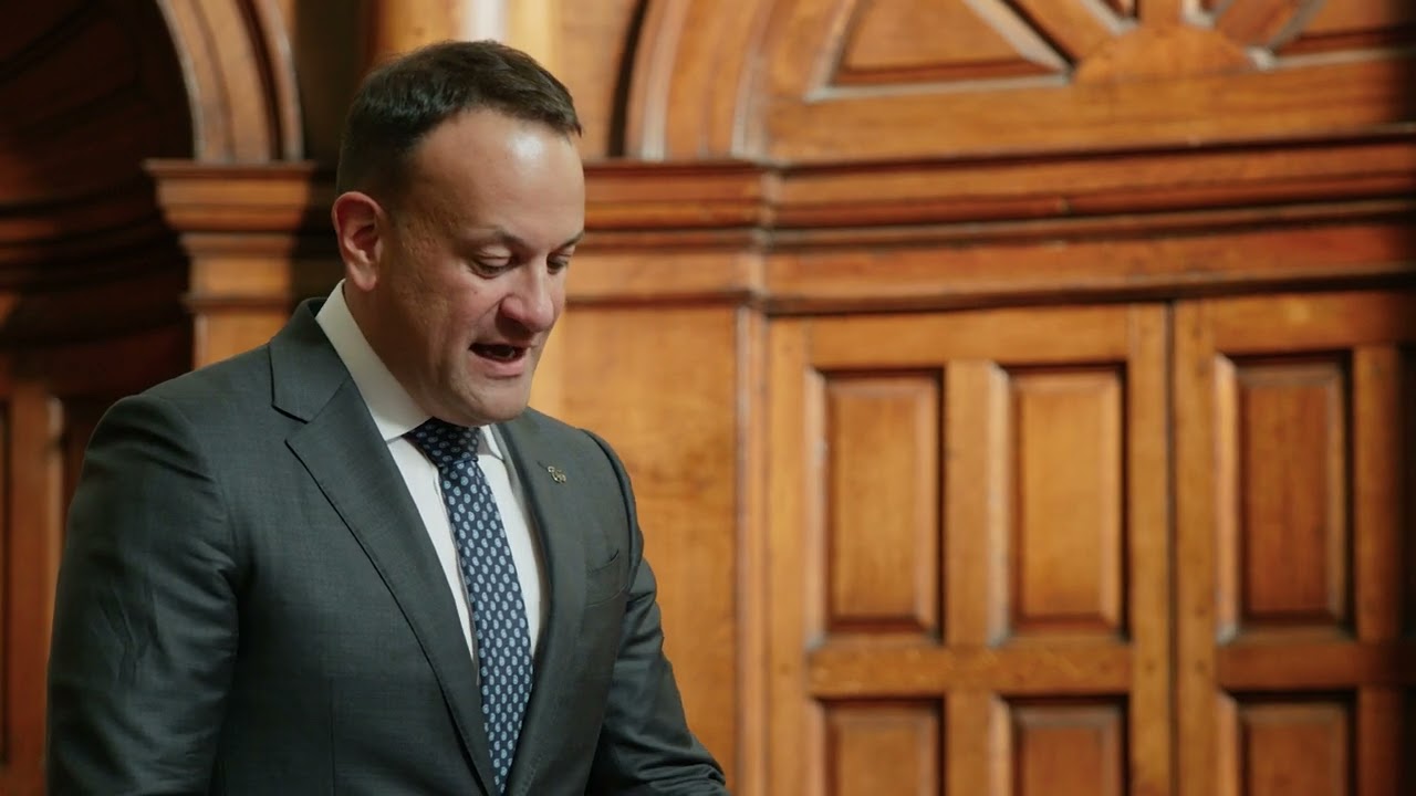 An Taoiseach Leo Varadkar speaking at the Astronomical Observatories of Ireland Launch Night