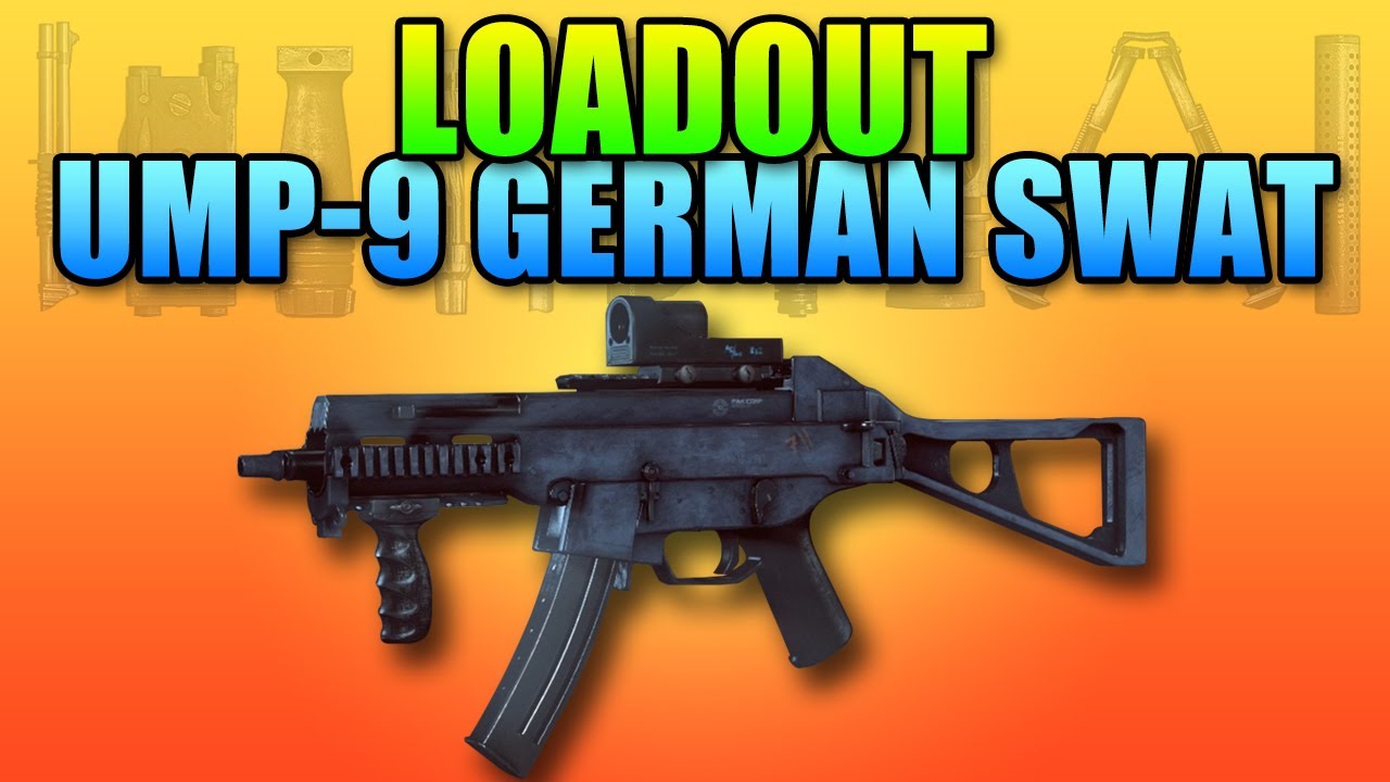 Battlefield 4 Loadout - UMP-9 German S.W.A.T.