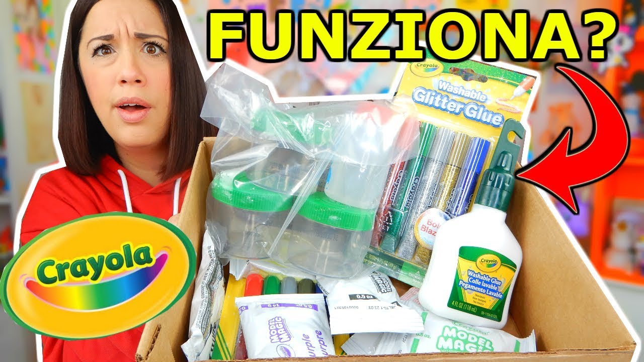 SLIME KIT MAI VISTO PRIMA della CRAYOLA AMERICANO! FUNZIONERA'?