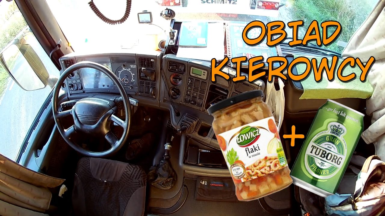 Obiad kierowcy, czyli piwo i flaki | KrychuTIR™