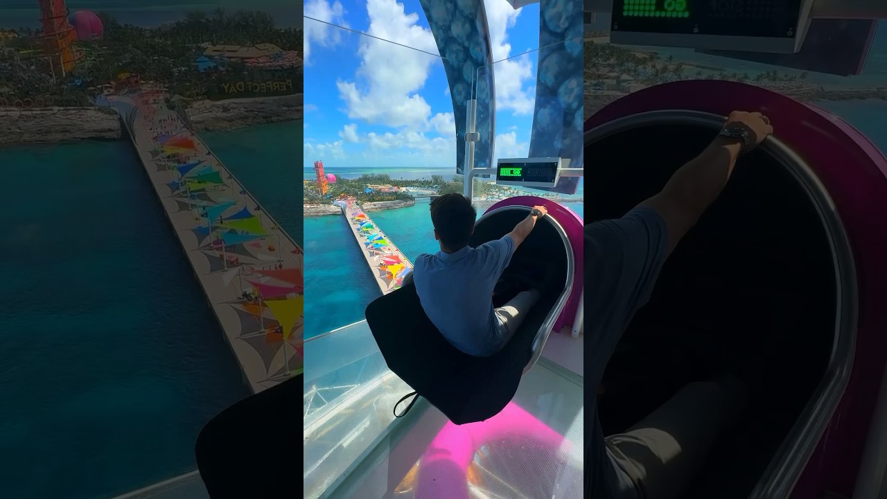 World’s LONGEST dry slide on a cruise ship! 
