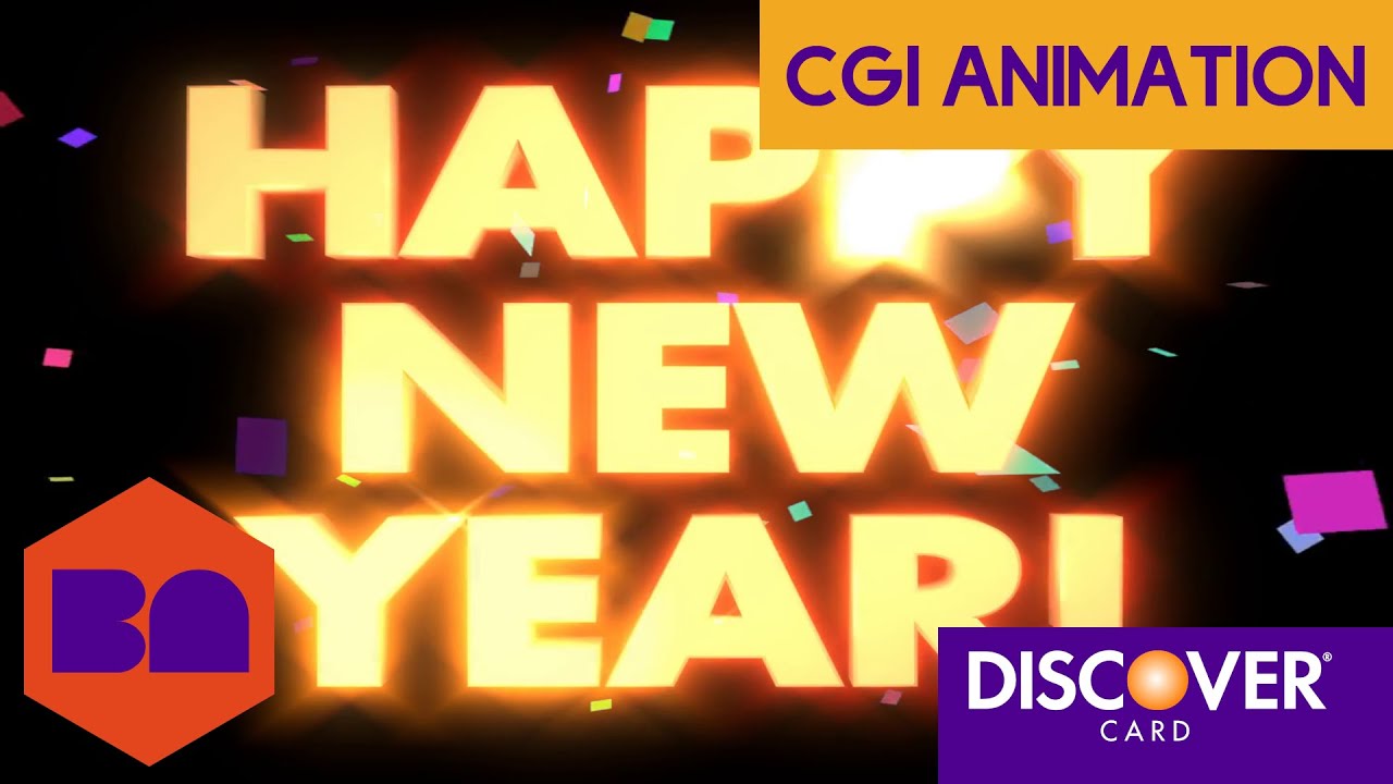 Discover Card 2002-2003 Times Square New Years Countdown Remake (No Audio) - Blender 3.0 Animation