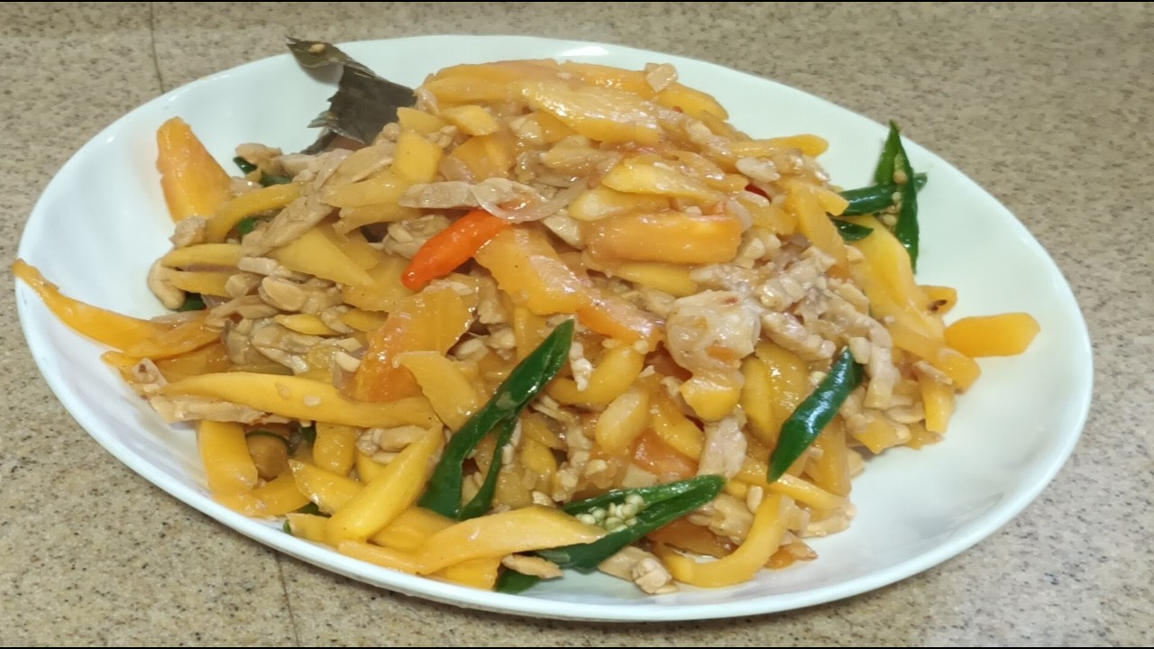 Tumis Sayur pepaya tempe masakan kampung enak sedap