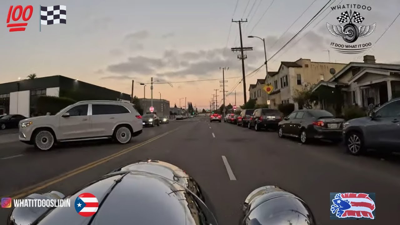 Dippin Through Downtown Los Skandales Two Wheel Luva