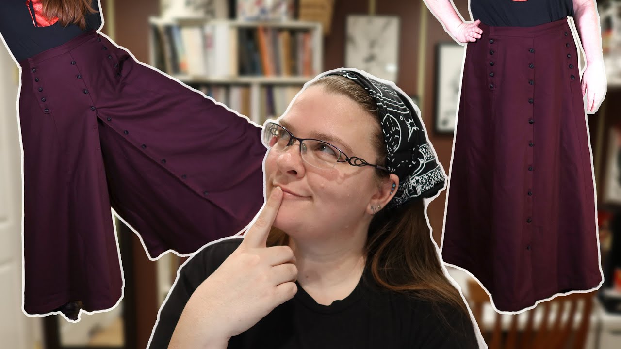 VICTORIAN / EDWARDIAN ✨SECRET PANTS✨ | Making an 1901 Split Skirt
