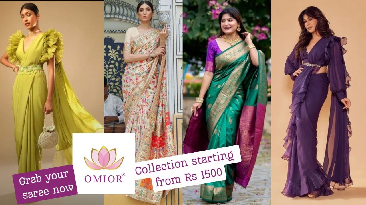 Ready To Wear Sarees | Durga Puja Collection | Omior Kolkata | Best Saree Store in Kolkata