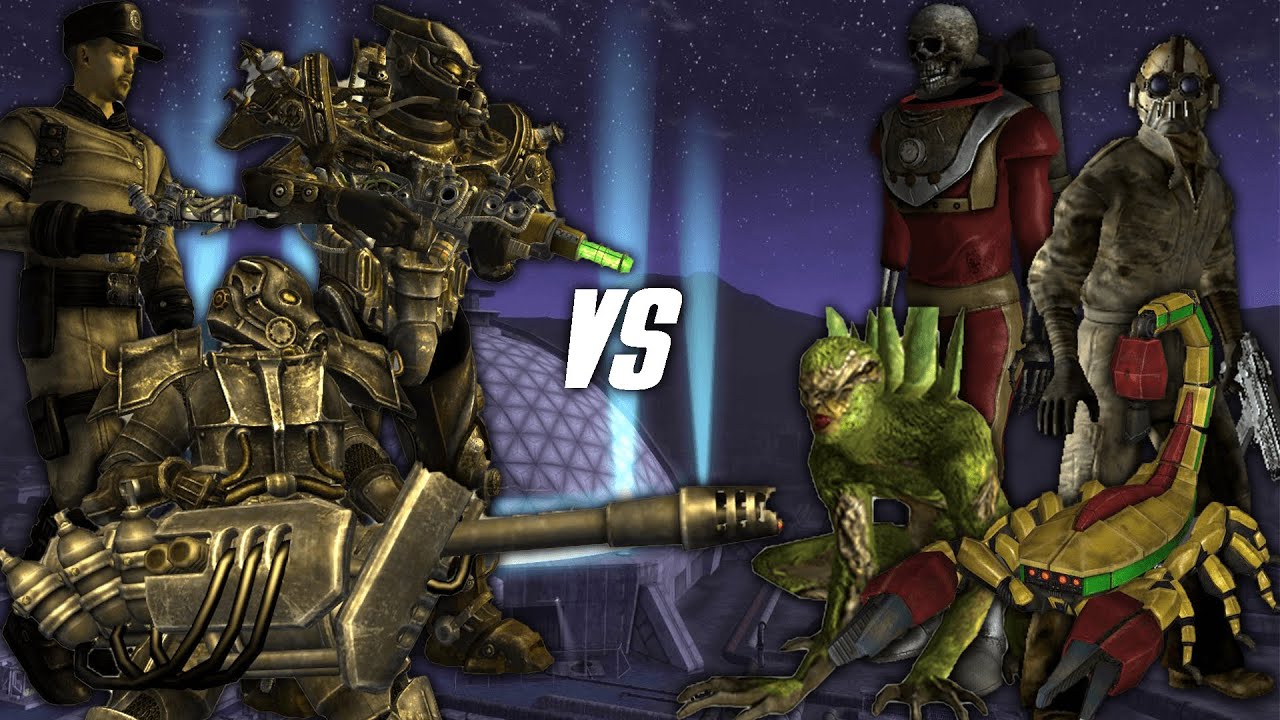 The Enclave Invasion Of BIG MT | Fallout NPC Wars