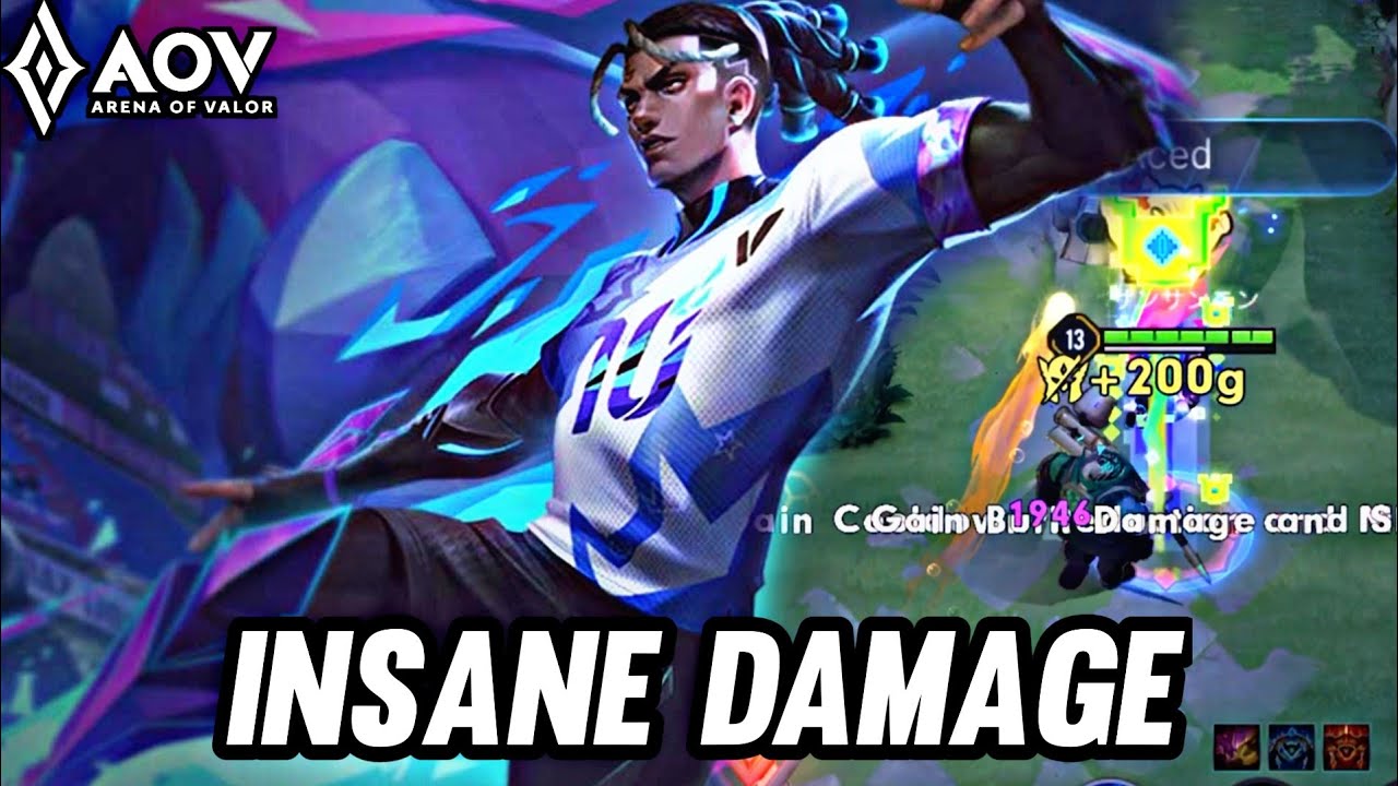 AOV : RAZ GAMEPLAY | INSANE DAMAGE - ARENA OF VALOR LIÊNQUÂNMOBILE ROV COT