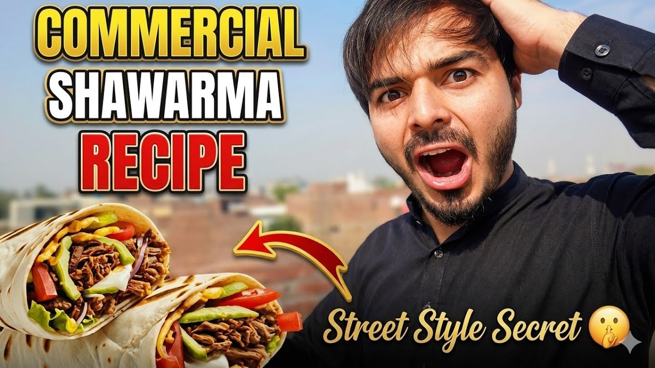 Chicken Shawarma Recipe | Street Style Shawarma at Home (Secret Method) | Day 11