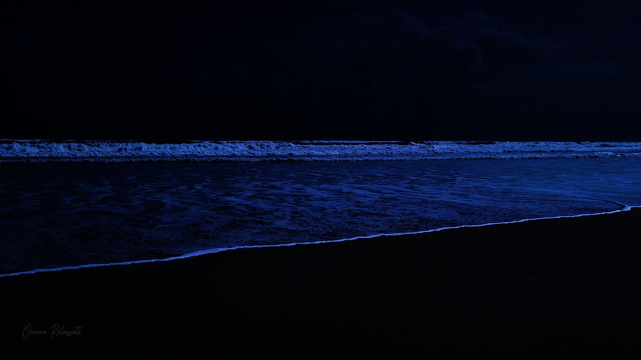 Solo 3 minuti per addormentarsi immediatamente con i suoni delle onde dell'oceano durante la notte