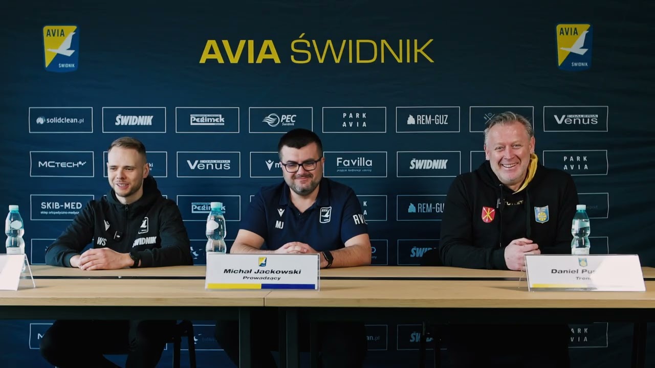 Konferencja prasowa: Avia Świdnik - Stal Kraśnik