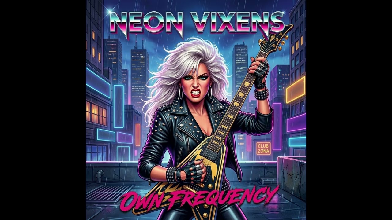 Neon Vixens – Silent Transmission (80s Glam Rock)