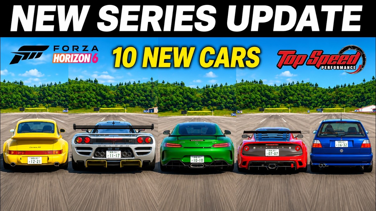 FH6 Horizon Decades Update: Every New Car Driven & Top Speed Tested!