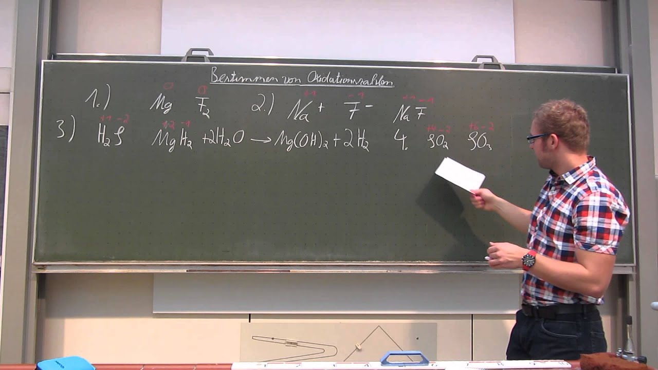Bestimmen von Oxidationszahlen