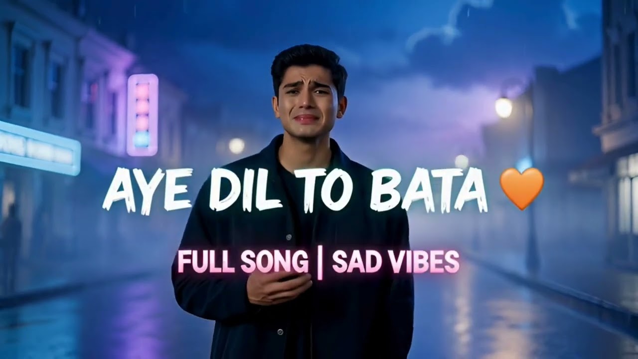 Aye Dil To Bata | Broken Heart Story 💔 | Rainy Night Mood Song | Asli Music Studio