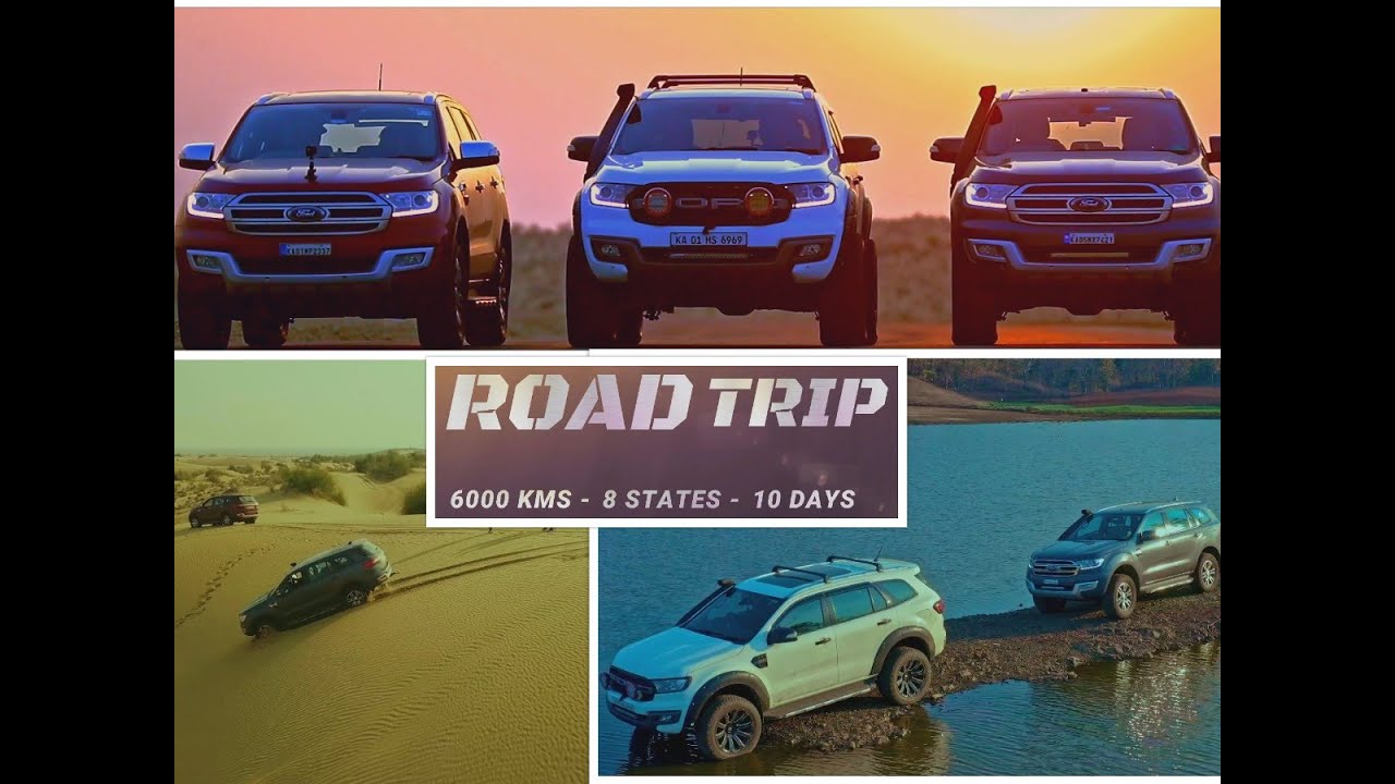 ROAD TRIP | 6000 KMS - 8 STATES - 10 DAYS | FORD - TRIPEPS | 4K VIDEO