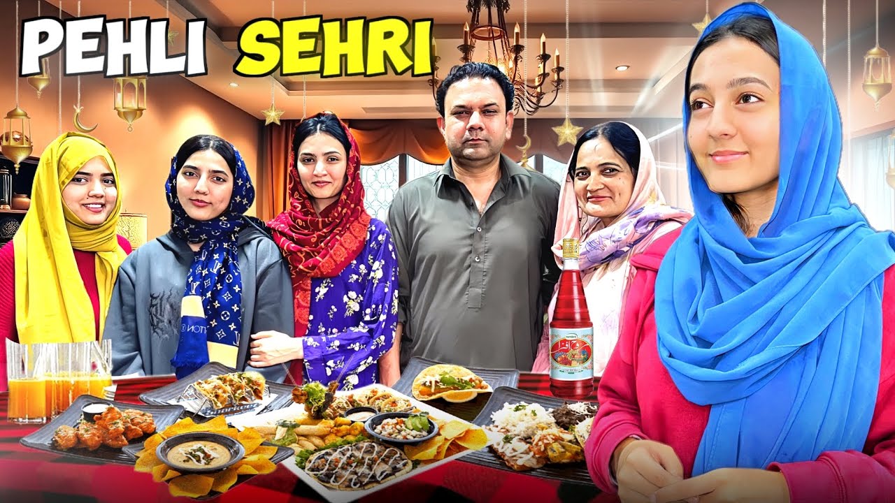 Ramadan Ki Pehli Sehri ❤️| Hira ko Sarey bartan dhoney par gye 🤣|Zainab or meri larai ?😱| Sistrology