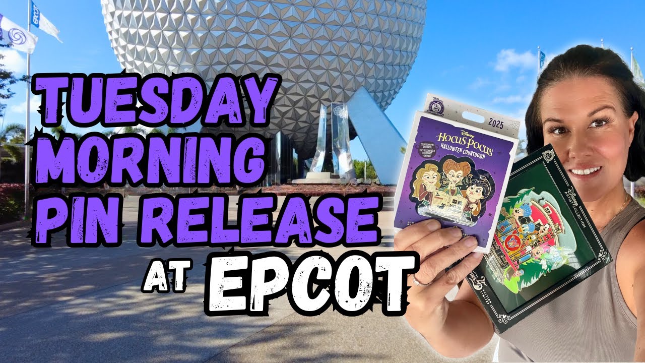 Tuesday Morning Pin Drop at Epcot