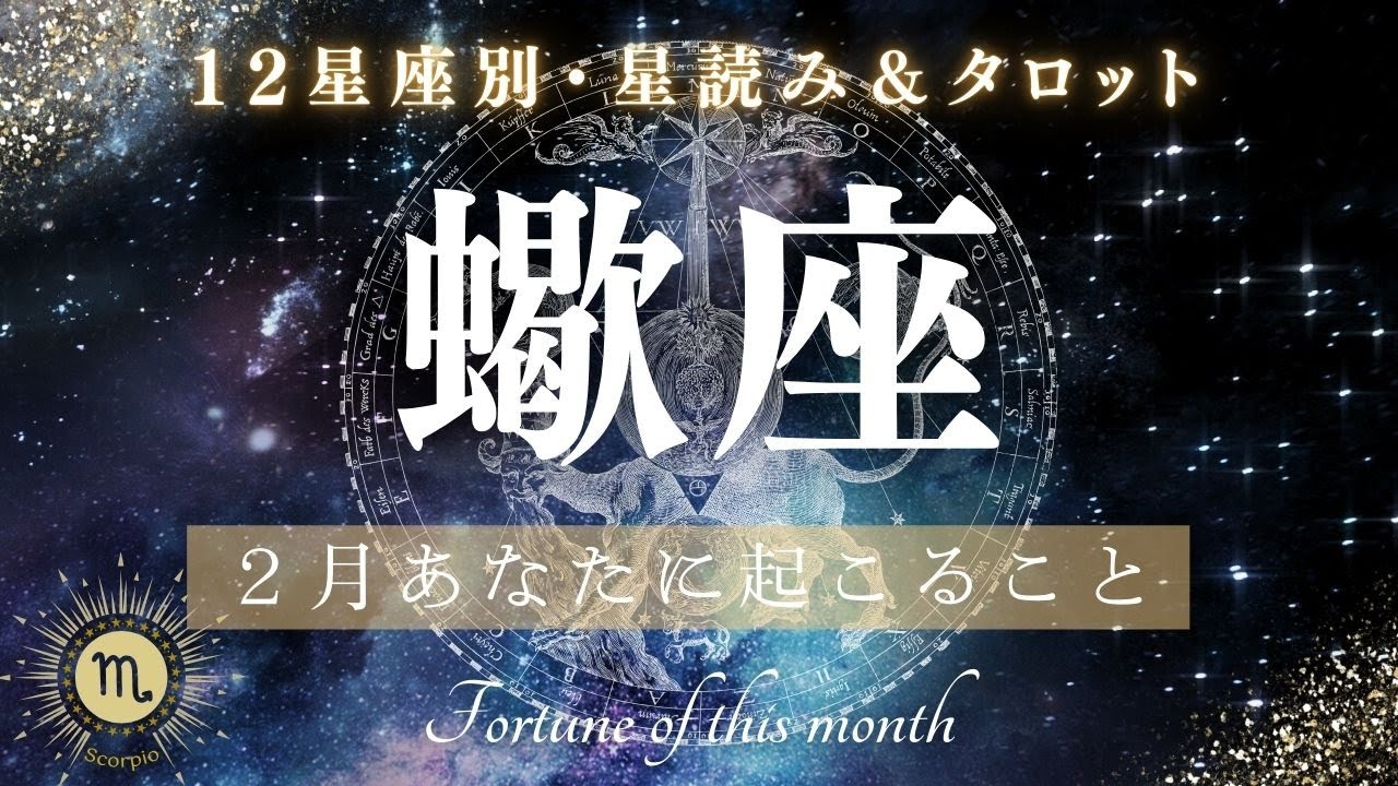 【2月✨星読みタロット】２月蠍座のあなたに起こること🌈仕事運・恋愛運・金運etc..まさかの神引き✨