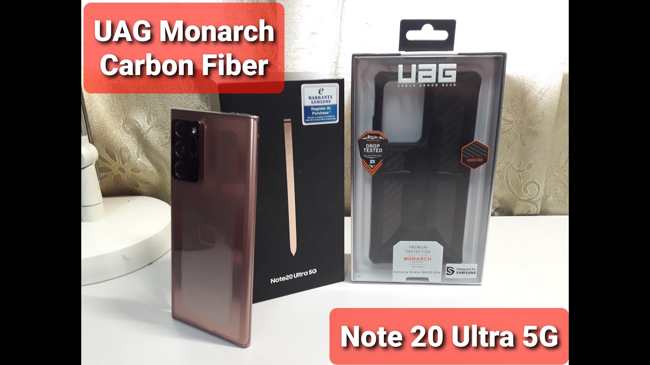 UAG Monarch - Carbon Fiber | Samsung Note 20 Ultra 5G | Phone Cover