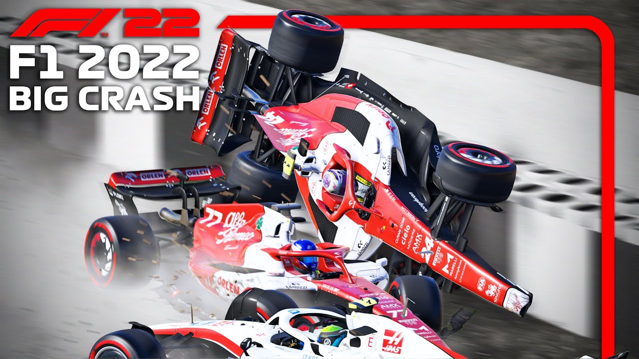 F1 2022 BIG CRASH | F1 22 GAME