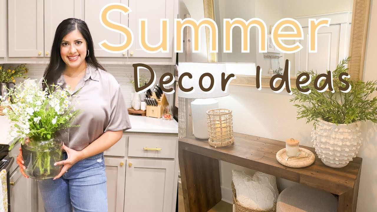 summer decorate with me | Summer Decor Ideas | Home Decor ☀