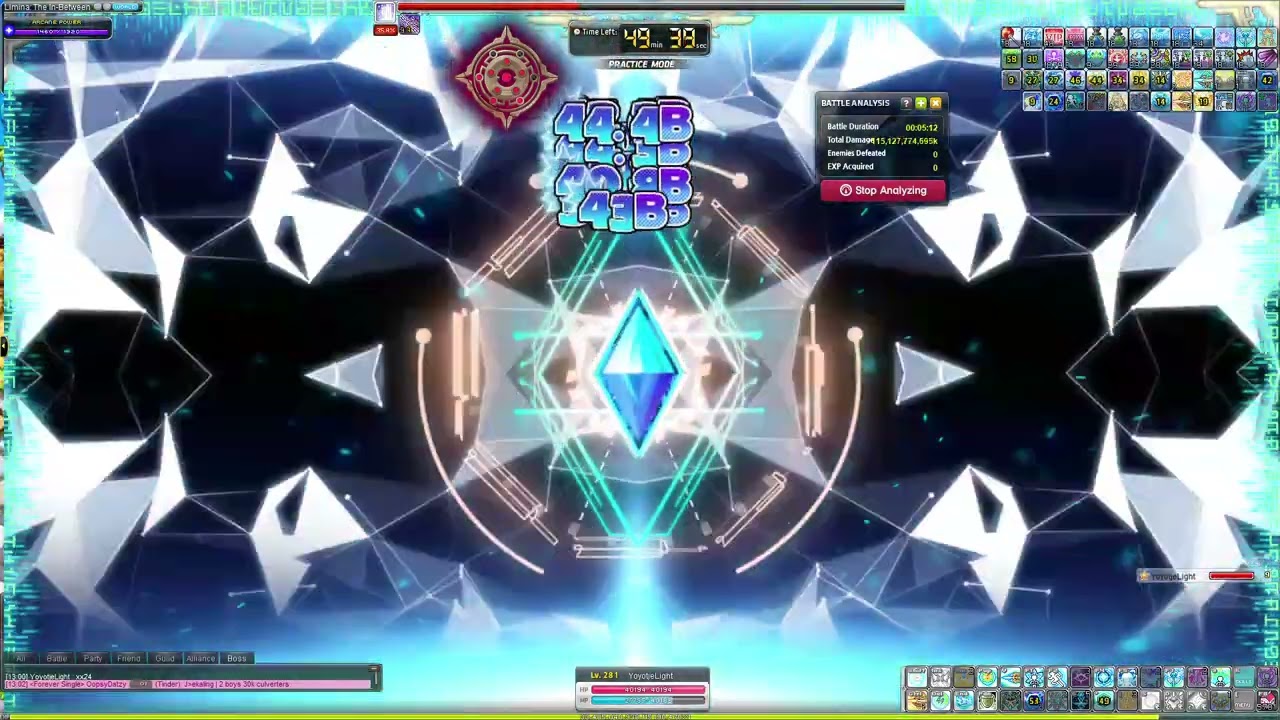 [Maplestory Reboot Solis] Illium Black Mage solo (16:55)