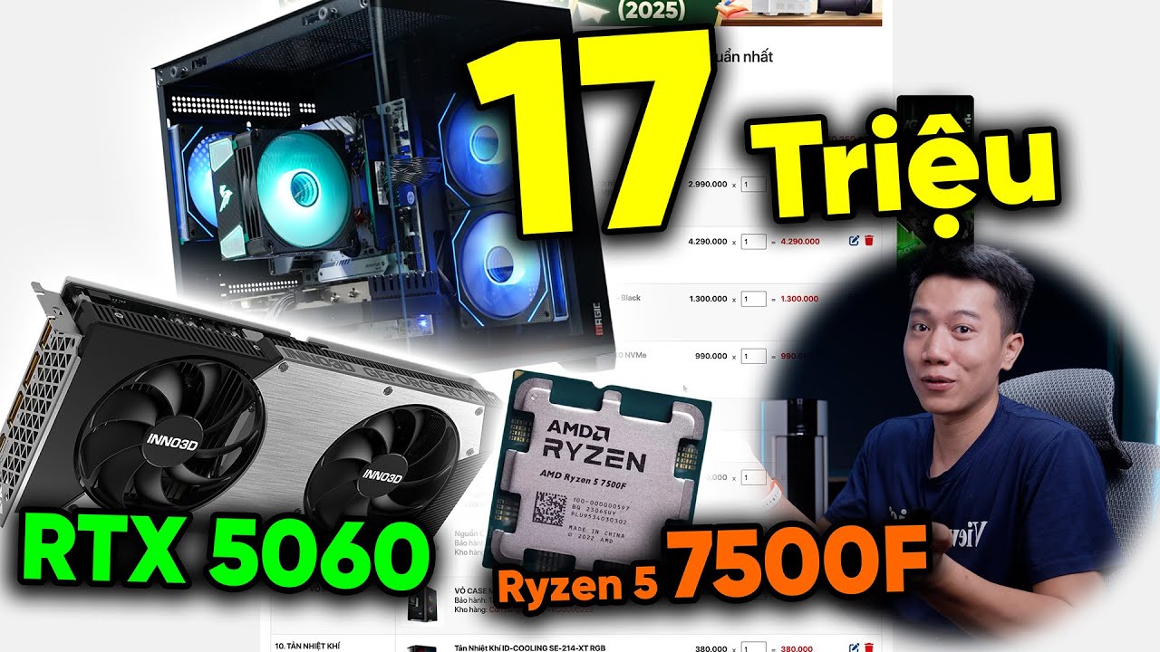 Intel ĐẮT quá nên BUILD PC với AMD chỉ 17 TRIỆU mà chiến ALL GAME