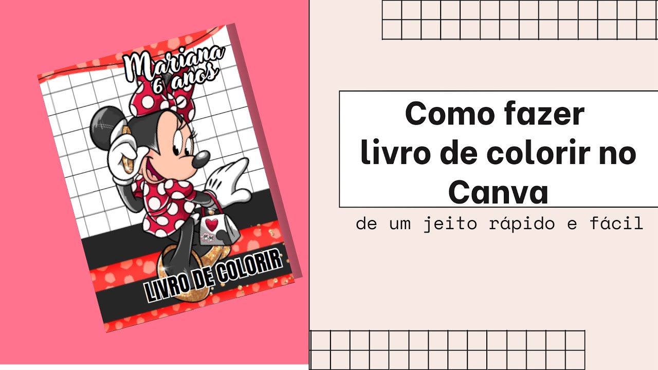 Como fazer livro de colorir fácil no Canva