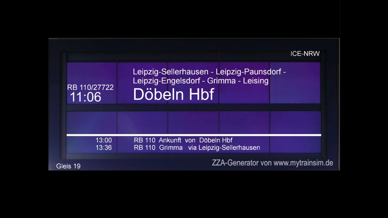 Bahnsteigansagen [Heiko Grauel] in Leipzig Hbf