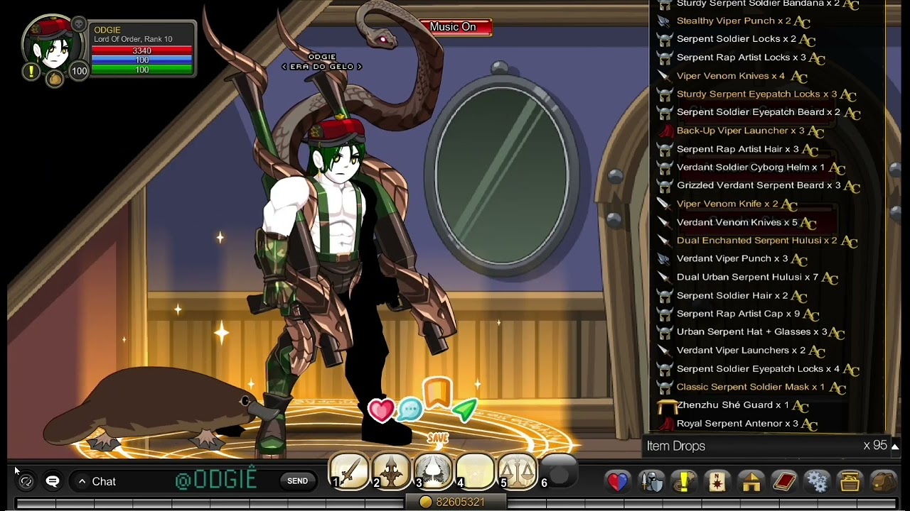 AQW |🐍Zhenzhu Shé🐍 🅳🆁🅾🅿🆂 ⚕𓆘𓆙𓆗𓆙   🚀/Join YokaiHunt