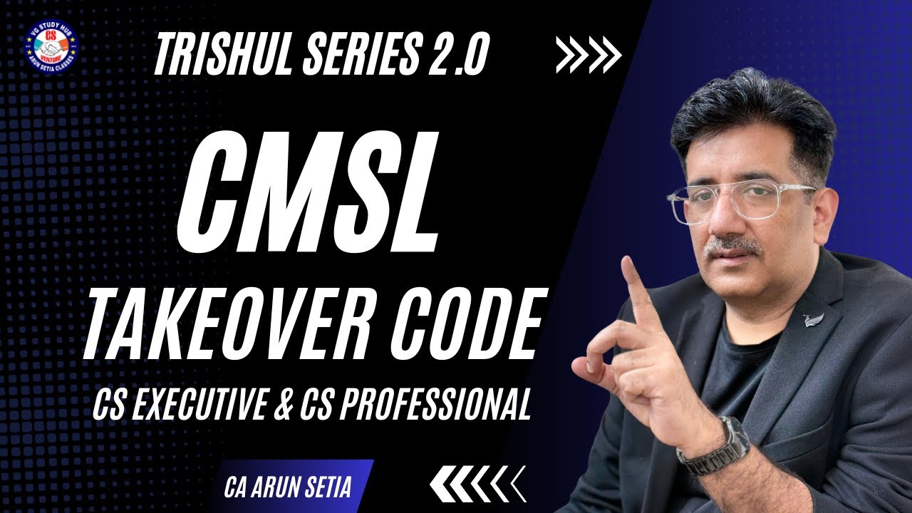 CS EXECUTIVE l takeover code | DECEMBER 25 | CS EXECUTIVE & CS PROFESSIONAL
