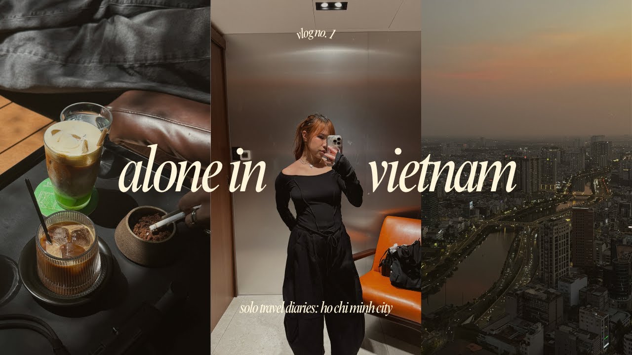 alone in vietnam 🇻🇳☕️✨ shopping and cafe hopping in ho chi minh city