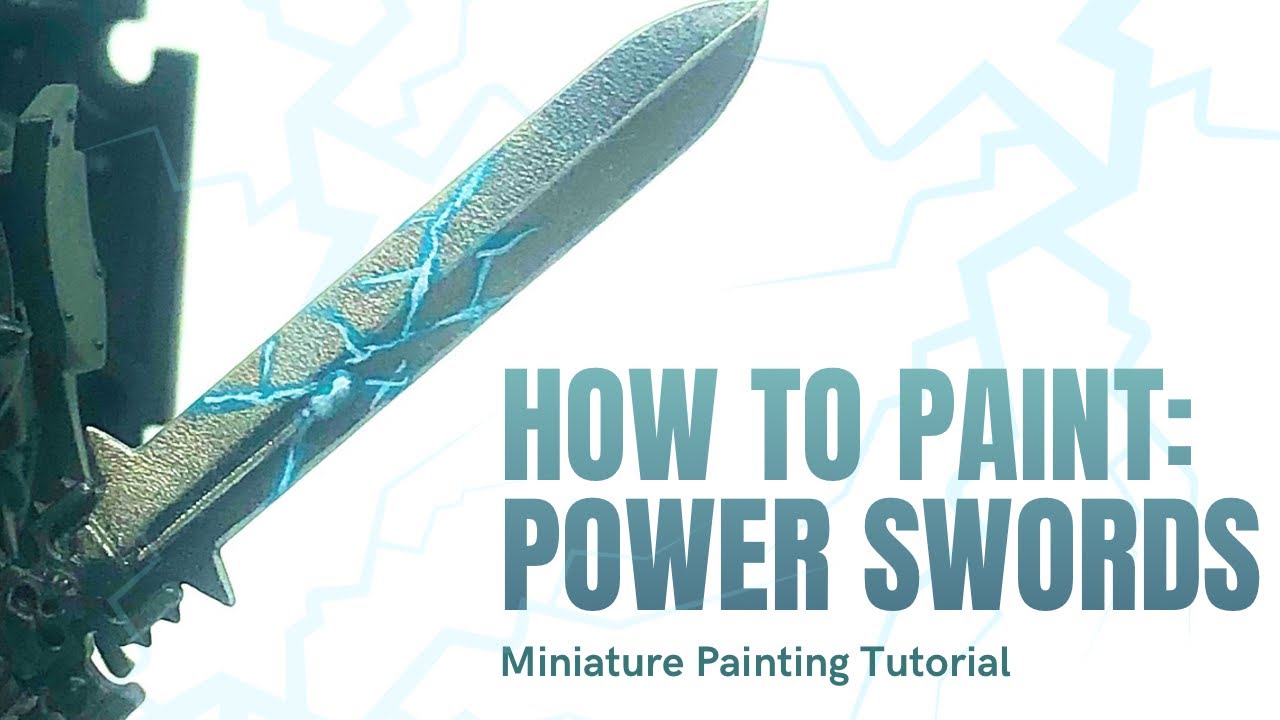 How to Paint Lightning Power Swords