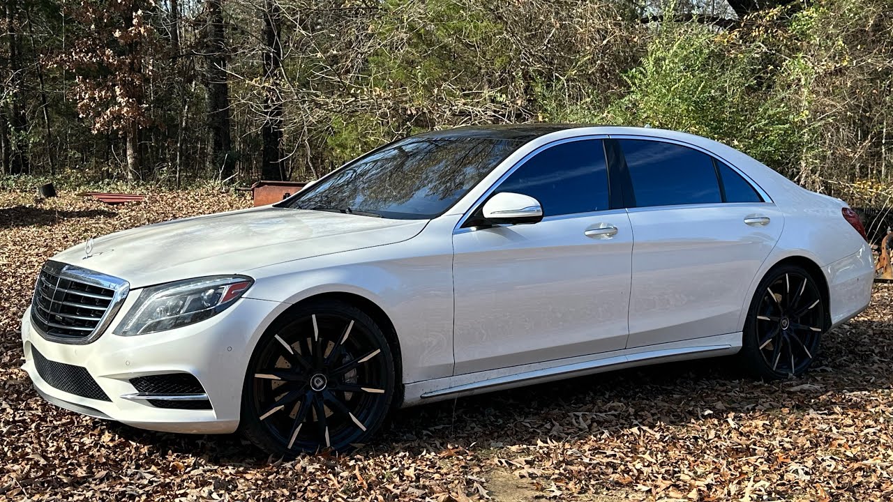 Устанавливаю ОГРОМНЫЕ 22-дюймовые диски Lexani на свой Mercedes S550!