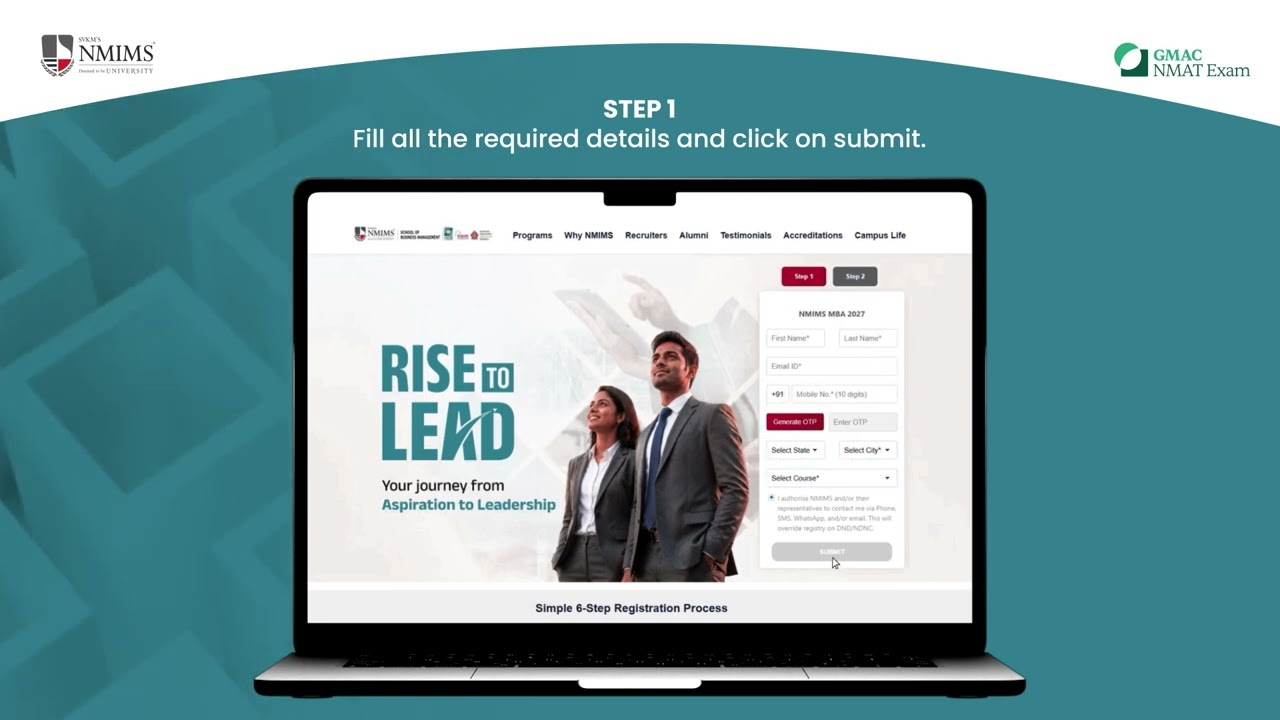 How to Apply for NMIMS MBA Through NMAT | Step-by-Step Registration Guide