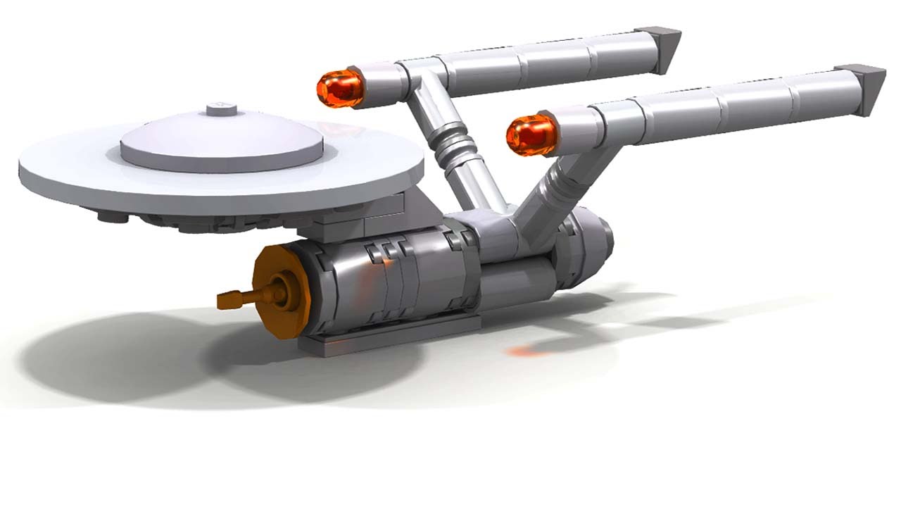 Lego Star Trek - NCC 1701 Enterprise (Micro) + INSTRUCTIONS