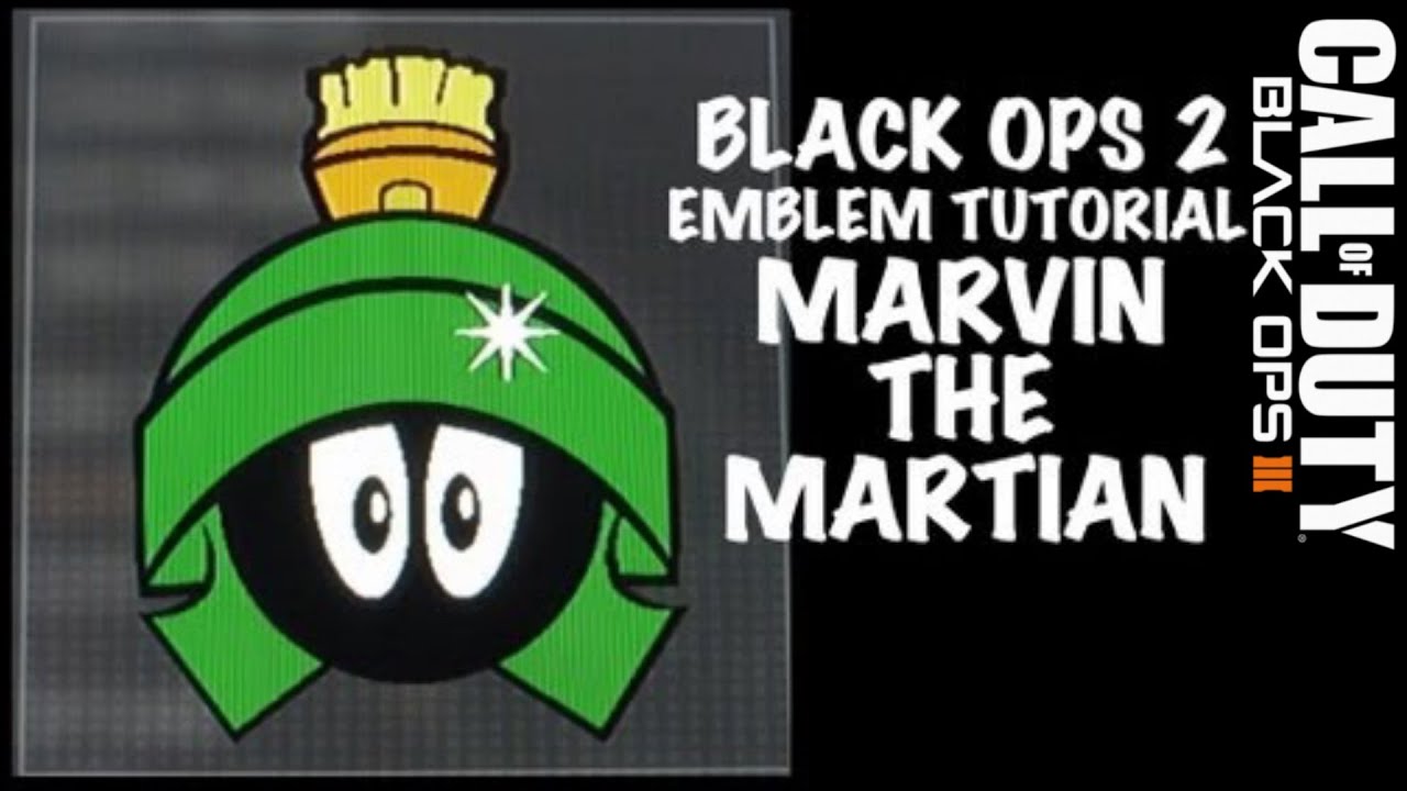 Black ops 3 Marvin the Martian emblem tutorial black ops 2