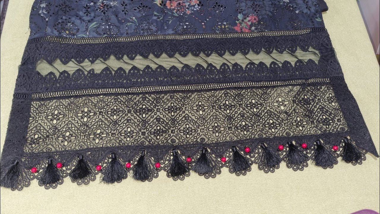 Latest Beautiful Branded Dress Daman Designing Ideas For Eid 2026 Tutorial 