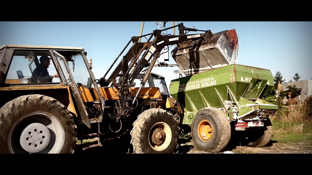 Rozsiewanie wapna 2019 ✩ Ursus ✩ Case ✩ Wielkopolska ✩ AgroSeba