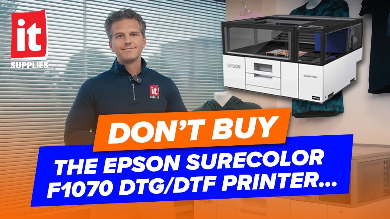 Don't buy the EPSON SureColor F1070 DTG/DTF Printer...