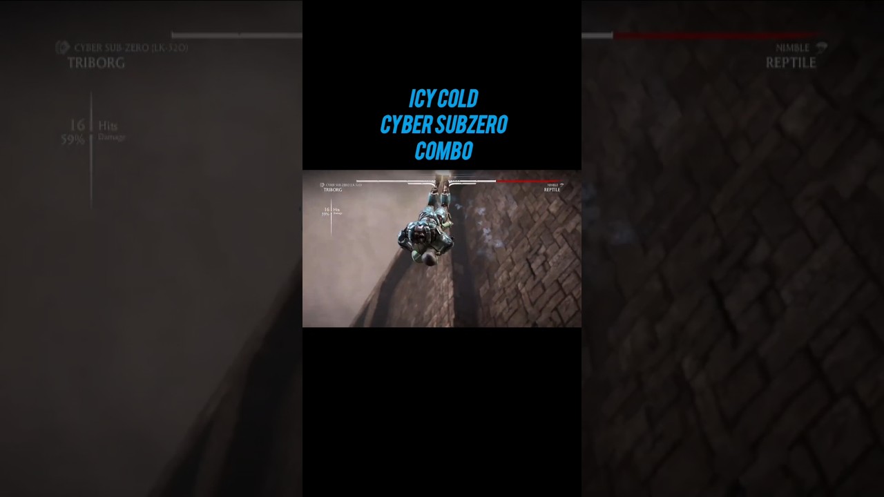 MKX Triborg (Cyber Sub Zero) Icy Cold Combo Using His Parry