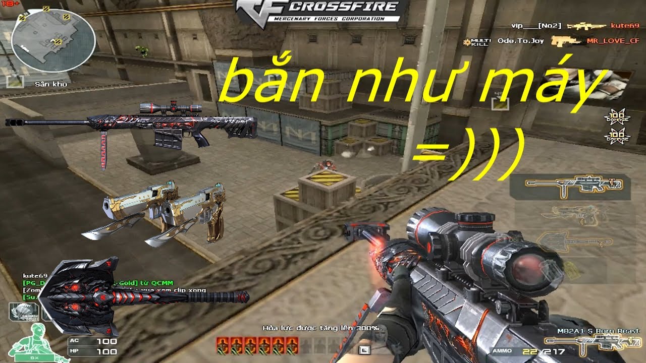 [ B&igrave;nh Luận CF ] M82A1-S Born Beast - Tiền Zombie v4