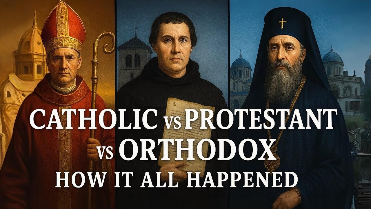 Catholic vs Protestant vs Orthodox: The Complete Historical Breakdown (1st Century&ndash;Today)